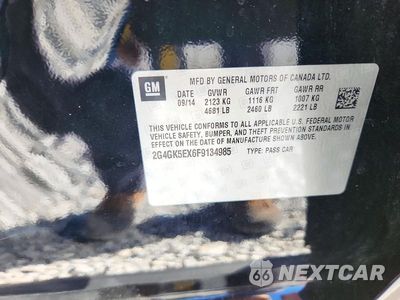 Zdjęcie 12 z 12 samochodu: 2015 BUICK REGAL VIN:2G4GK5EX6F9134985 - miniatura
