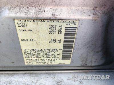 Zdjęcie 12 z 12 samochodu: 2016 NISSAN ALTIMA 2.5 S VIN:1N4AL3AP2GN367977 - miniatura