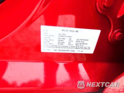 Zdjęcie 14 z 14 samochodu: 2023 TESLA MODEL Y VIN:7SAYGDEF4PF710648 - miniatura