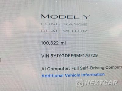 Zdjęcie 9 z 13 samochodu: 2021 TESLA MODEL Y VIN:5YJYGDEE6MF176729 - miniatura