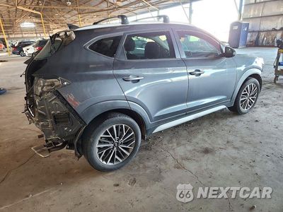 Trzecie zdjęcie samochodu z tyłu: 2019 HYUNDAI TUCSON SEL VIN:KM8J33AL6KU053024 - miniatura