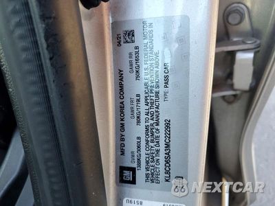 Zdjęcie 12 z 12 samochodu: 2021 CHEVROLET SPARK 1LT VIN:KL8CD6SA3MC222992 - miniatura