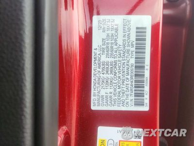 Zdjęcie 14 z 14 samochodu: 2024 HONDA CR-V EX VIN:7FARS4H43RE009780 - miniatura