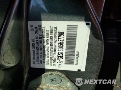 Zdjęcie 12 z 12 samochodu: 2005 HONDA CIVIC LX VIN:2HGES16505H577981 - miniatura