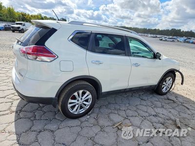 Trzecie zdjęcie samochodu z tyłu: 2016 NISSAN ROGUE SV VIN:5N1AT2MV2GC872620 - miniatura