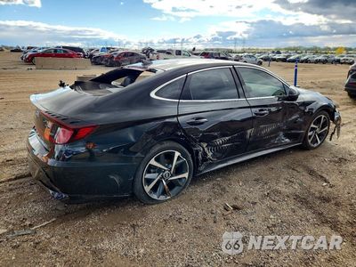 Trzecie zdjęcie samochodu z tyłu: 2023 HYUNDAI SONATA SEL PLUS VIN:KMHL44J27PA259870 - miniatura