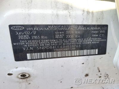 Zdjęcie 12 z 12 samochodu: 2018 HYUNDAI ELANTRA SEL VIN:5NPD84LF4JH238763 - miniatura