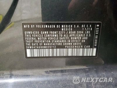 Zdjęcie 13 z 13 samochodu: 2017 VOLKSWAGEN GTI SPORT VIN:3VW547AU6HM026712 - miniatura