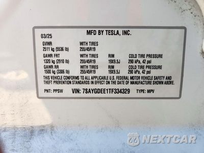 Zdjęcie 14 z 14 samochodu: 2026 TESLA MODEL Y VIN:7SAYGDEE1TF334329 - miniatura