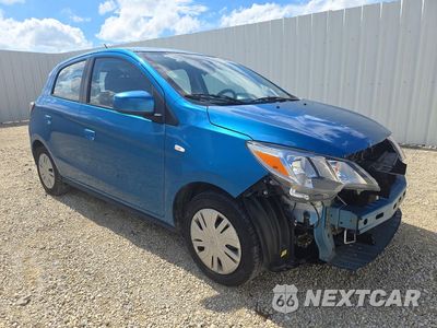 Czwarte zdjęcie samochodu z boku: 2024 MITSUBISHI MIRAGE ES VIN:ML32AUHJ8RH017477 - miniatura