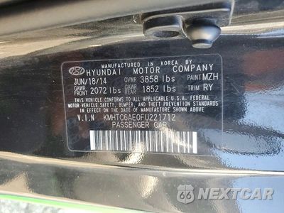 Zdjęcie 12 z 12 samochodu: 2015 HYUNDAI VELOSTER TURBO VIN:KMHTC6AE0FU221712 - miniatura