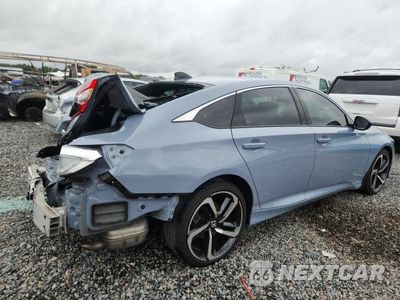 Trzecie zdjęcie samochodu z tyłu: 2021 HONDA ACCORD SPORT VIN:1HGCV1F35MA099986 - miniatura