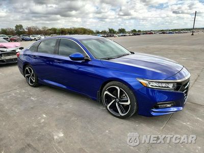 Czwarte zdjęcie samochodu z boku: 2020 HONDA ACCORD SPORT VIN:1HGCV1F32LA019185 - miniatura