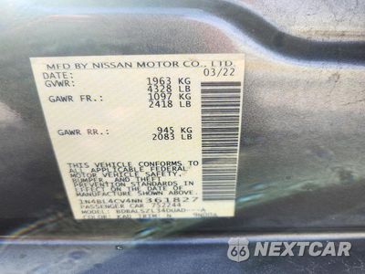 Zdjęcie 12 z 12 samochodu: 2022 NISSAN ALTIMA SR VIN:1N4BL4CV4NN361827 - miniatura