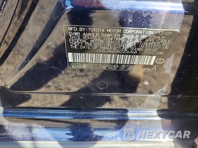 Zdjęcie 12 z 12 samochodu: 2008 LEXUS ES 350 VIN:JTHBJ46G482206468 - miniatura