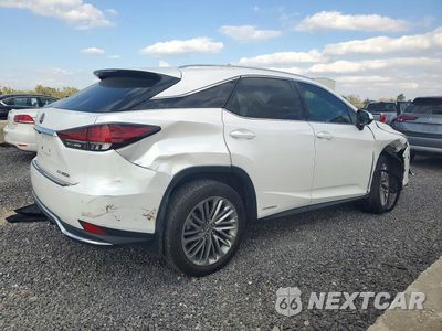 Trzecie zdjęcie samochodu z tyłu: 2020 LEXUS RX 450H VIN:2T2JGMDA1LC045609 - miniatura