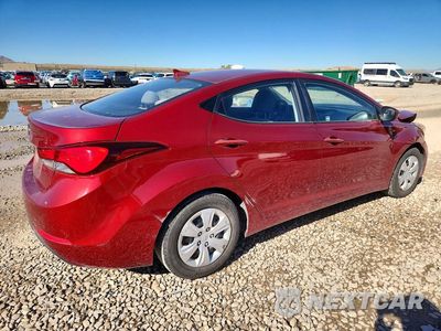 Trzecie zdjęcie samochodu z tyłu: 2016 HYUNDAI ELANTRA SE VIN:5NPDH4AE4GH721849 - miniatura