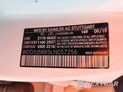 Zdjęcie 12 z 12 samochodu: 2020 MERCEDES-BENZ CLA AMG 35 4MATIC VIN:WDD5J5BB5LN057256 - miniatura