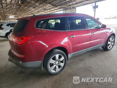 Trzecie zdjęcie samochodu z tyłu: 2012 CHEVROLET TRAVERSE LT VIN:1GNKRGEDXCJ299893 - miniatura