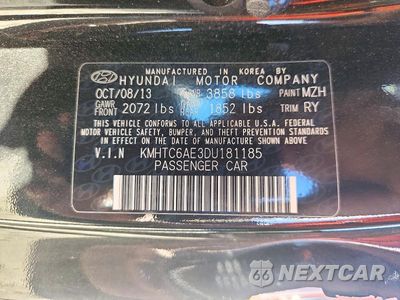 Zdjęcie 12 z 12 samochodu: 2013 HYUNDAI VELOSTER TURBO VIN:KMHTC6AE3DU181185 - miniatura