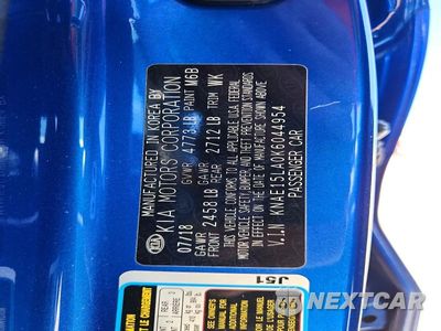Zdjęcie 12 z 12 samochodu: 2019 KIA STINGER BASE VIN:KNAE15LA0K6044954 - miniatura