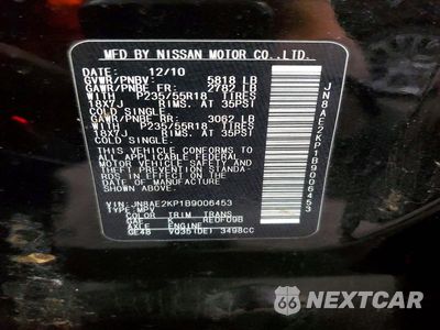 Zdjęcie 14 z 14 samochodu: 2011 NISSAN QUEST 3.5 S VIN:JN8AE2KP1B9006453 - miniatura