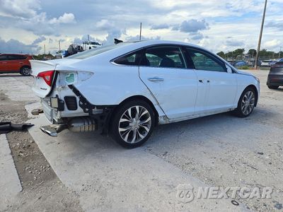 Trzecie zdjęcie samochodu z tyłu: 2017 HYUNDAI SONATA LIMITED 2.0T VIN:5NPE34AB4HH517904 - miniatura