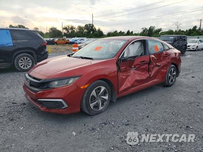 2019 HONDA CIVIC LX 19XFC2F60KE005749 - główne zdjęcie licytacji z USA - miniatura