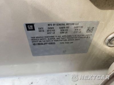 Zdjęcie 12 z 12 samochodu: 2015 CHEVROLET MALIBU LS VIN:1G11B5SL2FF180633 - miniatura