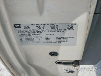 Zdjęcie 13 z 13 samochodu: 2010 GMC ACADIA SLE VIN:1GKLVLED7AJ243185 - miniatura