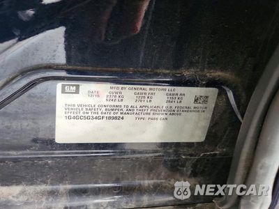 Zdjęcie 13 z 13 samochodu: 2016 BUICK LACROSSE VIN:1G4GC5G34GF189824 - miniatura