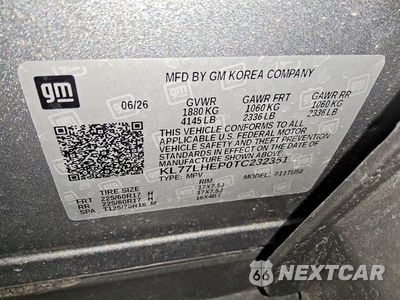 Zdjęcie 13 z 13 samochodu: 2026 CHEVROLET TRAX 1LT VIN:KL77LHEP0TC232351 - miniatura