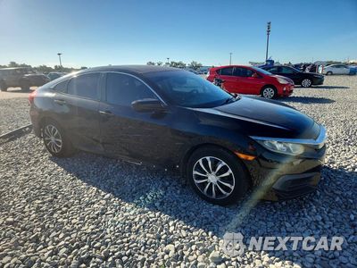 Czwarte zdjęcie samochodu z boku: 2017 HONDA CIVIC LX VIN:19XFC2F50HE007839 - miniatura