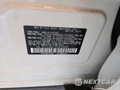 Zdjęcie 13 z 13 samochodu: 2014 SUBARU FORESTER 2.5I PREMIUM VIN:JF2SJAGC7EH478888 - miniatura