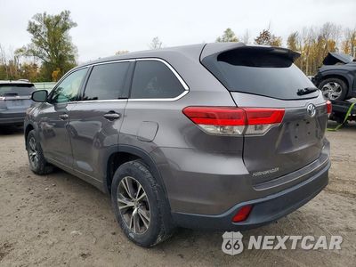 Drugie zdjęcie samochodu z przodu: 2017 TOYOTA HIGHLANDER LE VIN:5TDBZRFH0HS439921 - miniatura