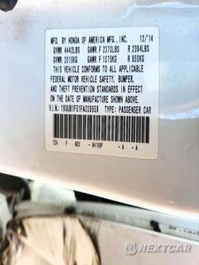 Zdjęcie 12 z 12 samochodu: 2015 ACURA TLX TECH VIN:19UUB1F51FA009959 - miniatura