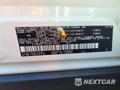 Zdjęcie 12 z 12 samochodu: 2020 TOYOTA RAV4 XLE HV VIN:2T3RWRFV8LW075638 - miniatura