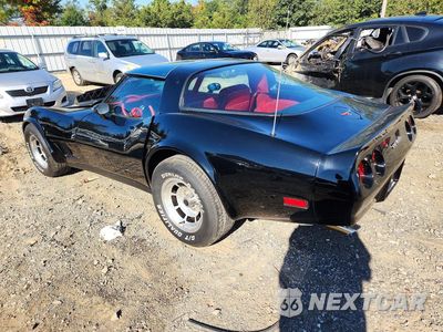 Drugie zdjęcie samochodu z przodu: 1981 CHEVROLET CORVETTE VIN:1G1AY8761BS413745 - miniatura