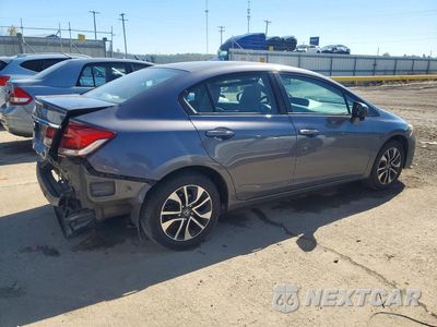 Trzecie zdjęcie samochodu z tyłu: 2014 HONDA CIVIC EX VIN:2HGFB2F89EH552291 - miniatura