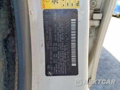 Zdjęcie 12 z 12 samochodu: 2008 BMW 528 I VIN:WBANU53578CT07560 - miniatura