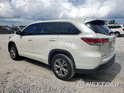 Drugie zdjęcie samochodu z przodu: 2015 TOYOTA HIGHLANDER LE PLUS VIN:5TDZKRFHXFS102303 - miniatura