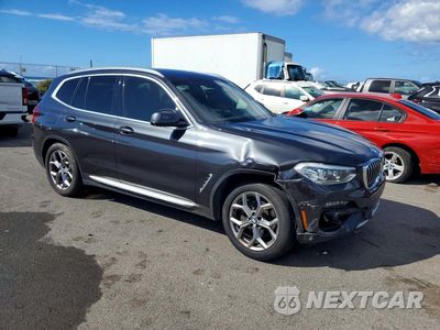 Czwarte zdjęcie samochodu z boku: 2021 BMW X3 SDRIVE30I VIN:5UXTY3C05M9E37269 - miniatura