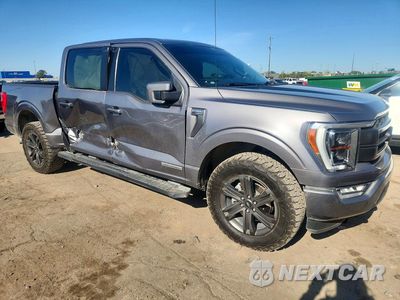 Czwarte zdjęcie samochodu z boku: 2021 FORD F150 SUPERCREW VIN:1FTFW1ED3MFA48802 - miniatura