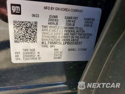 Zdjęcie 13 z 13 samochodu: 2023 CHEVROLET TRAILBLAZER LT VIN:KL79MRSL1PB203837 - miniatura