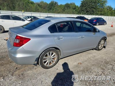 Trzecie zdjęcie samochodu z tyłu: 2012 HONDA CIVIC EXL VIN:2HGFB2F99CH541460 - miniatura