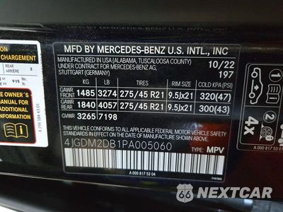 Zdjęcie 14 z 14 samochodu: 2023 MERCEDES-BENZ EQS SUV 450+ VIN:4JGDM2DB1PA005060 - miniatura