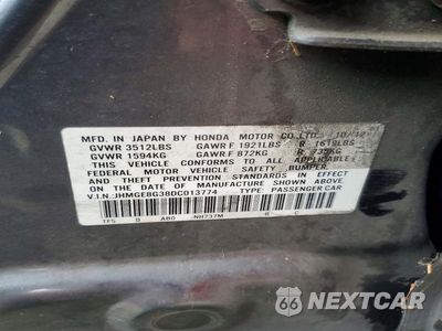 Zdjęcie 12 z 12 samochodu: 2013 HONDA FIT VIN:JHMGE8G38DC013774 - miniatura