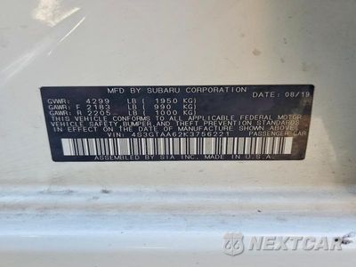 Zdjęcie 12 z 12 samochodu: 2019 SUBARU IMPREZA VIN:4S3GTAA62K3756221 - miniatura