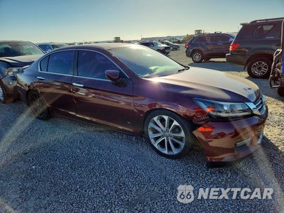 Czwarte zdjęcie samochodu z boku: 2014 HONDA ACCORD SPORT VIN:1HGCR2F54EA244318 - miniatura