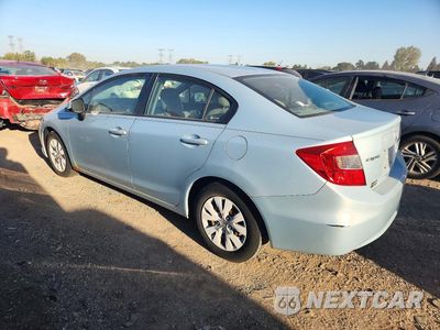 Drugie zdjęcie samochodu z przodu: 2012 HONDA CIVIC LX VIN:19XFB2F51CE329210 - miniatura